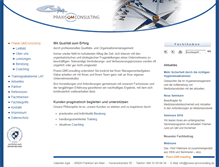 Tablet Screenshot of praxis-qmconsulting.de